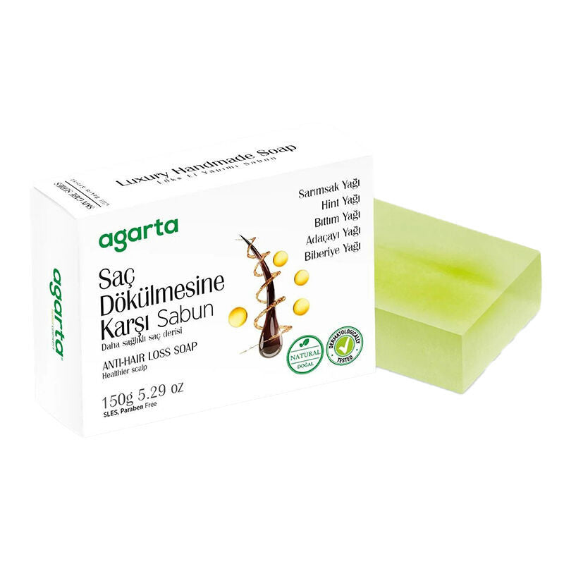 Agarta Natural Hair Strengthening Soap with Rosemary Oil 150g