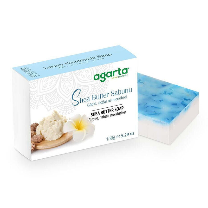Agarta Shea Butter Natural Soap for Face &amp; Hair 150g