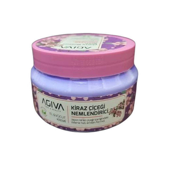 Agiva Cherry Blossom Moisturizing Hand & Body Cream 300 ml