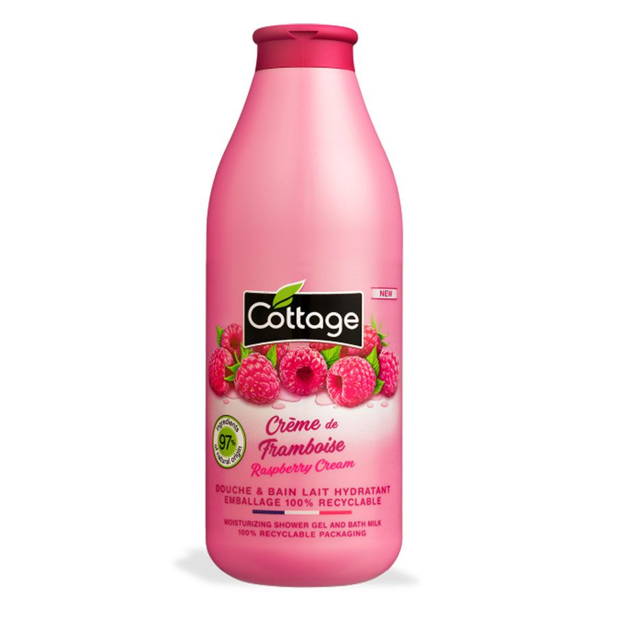 Cottage Raspberry Exfoliating Shower Gel 750ml