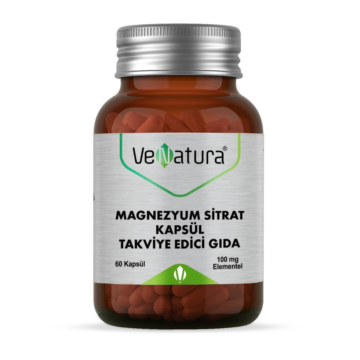 VeNatura Magnesium Citrate - 60 Capsules, Dietary Magnesium Intake - image 2