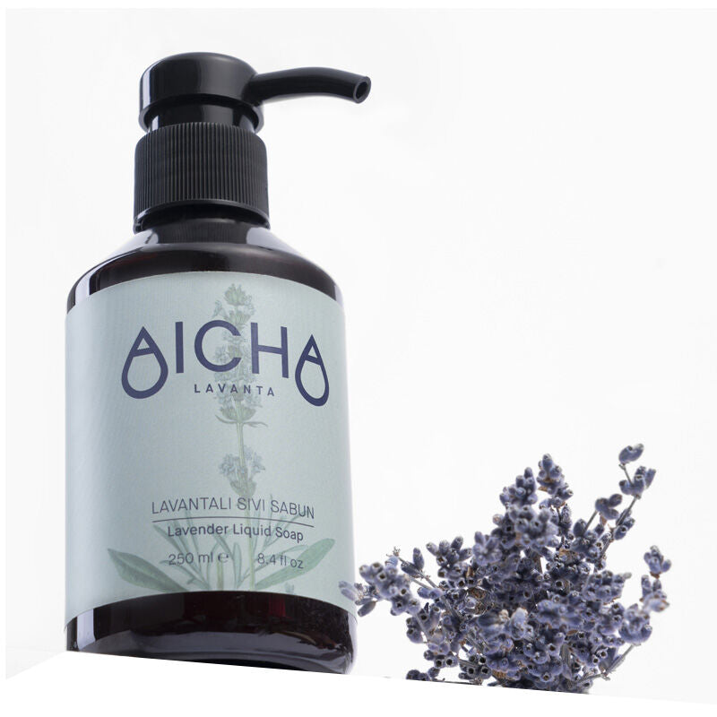 Aicha Lavender Liquid Soap for Gentle Cleansing 250 ml