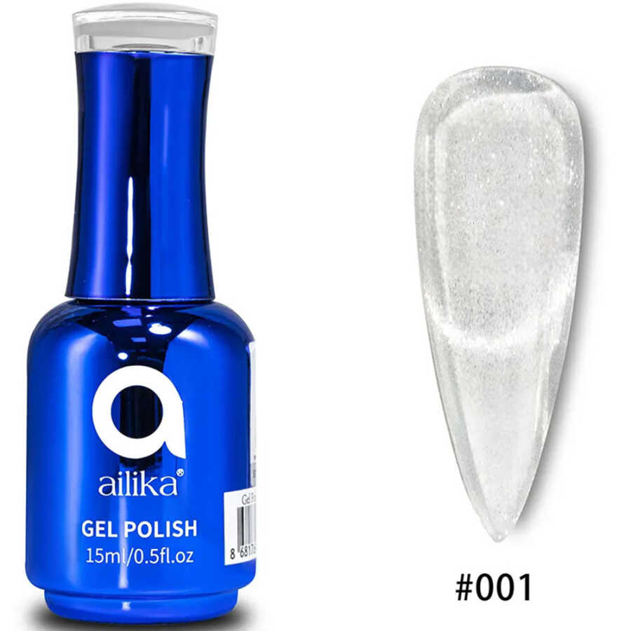 Ailika 001 Cat Eye Gel Nail Polish Shimmer Effect 15 ml
