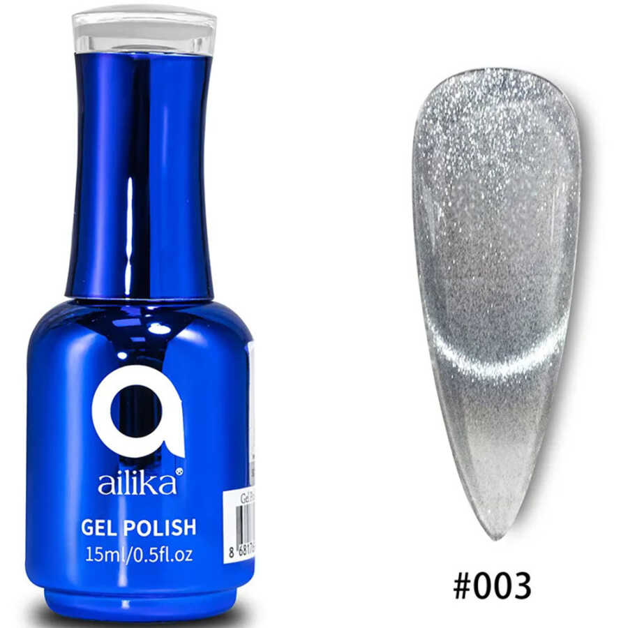 Ailika 003 Cat Eye Gel Nail Polish Shimmer Effect 15 ml