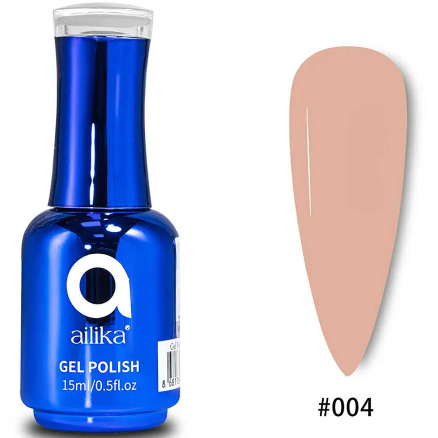 Ailika 004 Gel Nail Polish Deep Sapphire Blue 15 ml