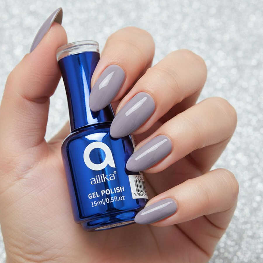 Ailika 005 Gel Nail Polish Deep Sapphire Blue Shimmer 15 ml