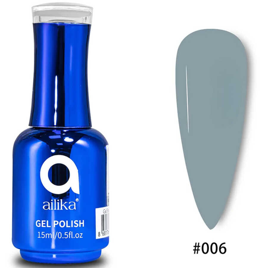Ailika 006 Gel Nail Polish Deep Sapphire Shine 15 ml