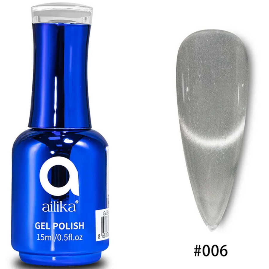 Ailika 006 Cat Eye Gel Polish Radiant Shimmer Effect 15 ml