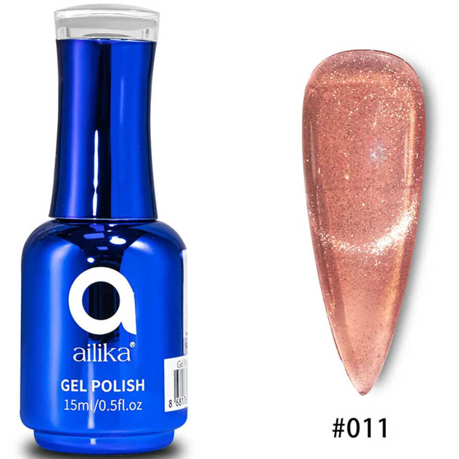 Ailika 011 Cat Eye Gel Polish Shimmer Effect 15 ml