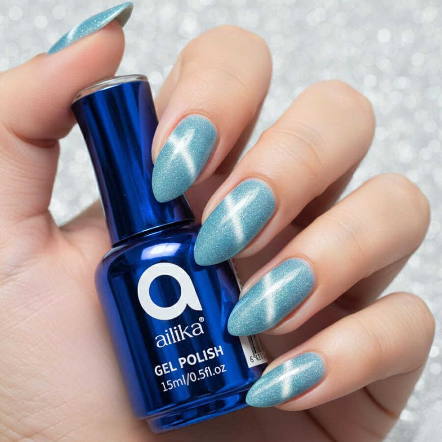 Ailika 014 Cat Eye Gel Polish Shimmering Effect 15 ml