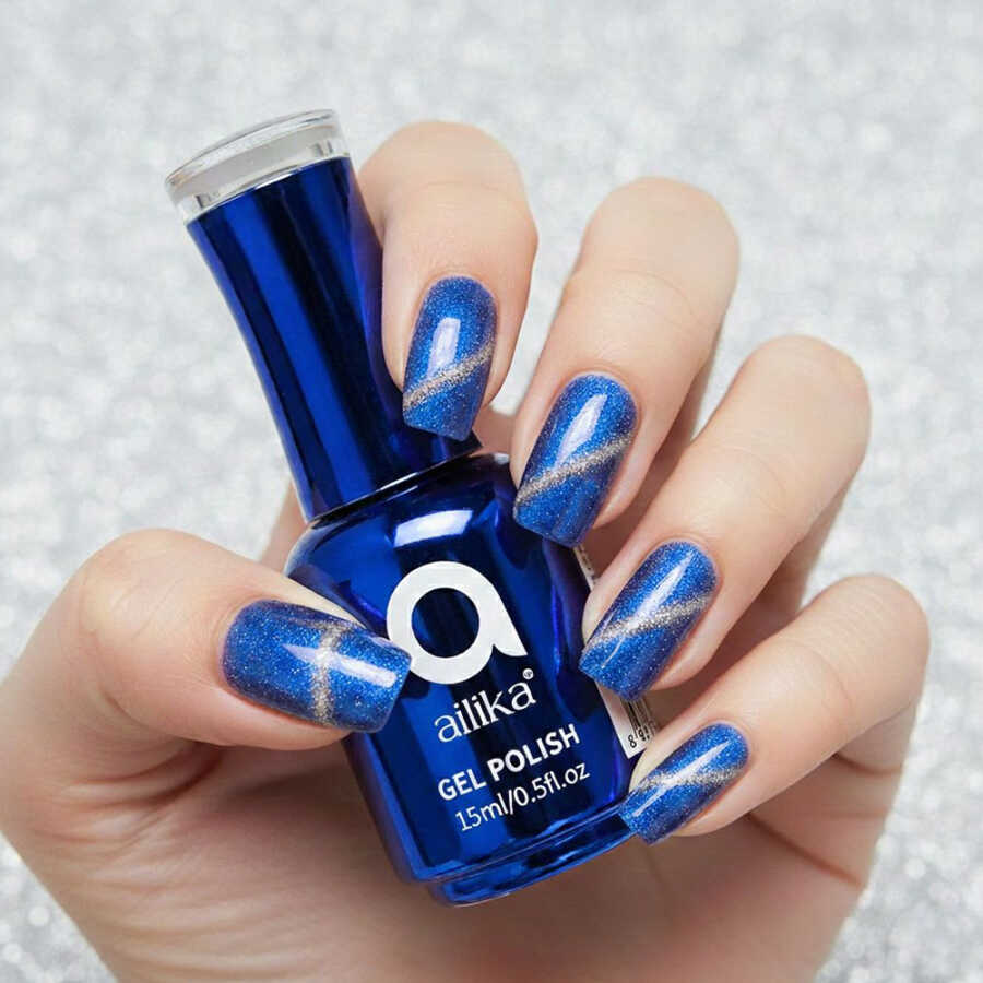 Ailika 030 Cat Eye Gel Polish Shimmering Effect 15 ml