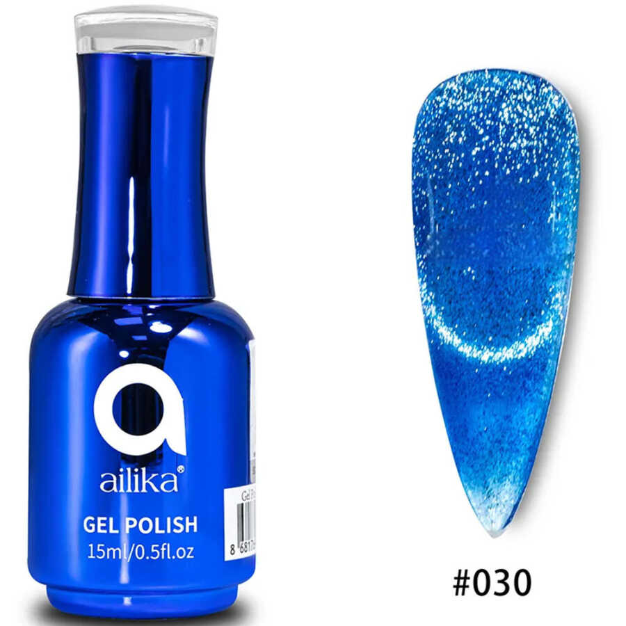 Ailika 030 Cat Eye Gel Polish Shimmering Effect 15 ml