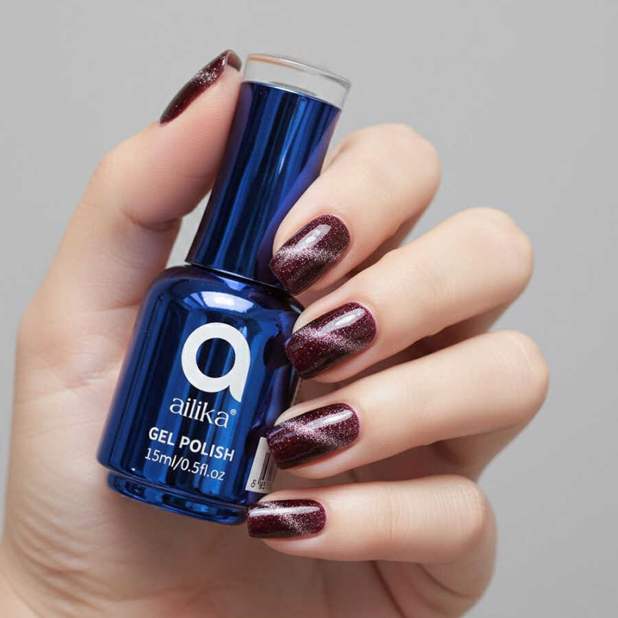 Ailika 033 Cat Eye Gel Polish Shimmering Effect 15 ml
