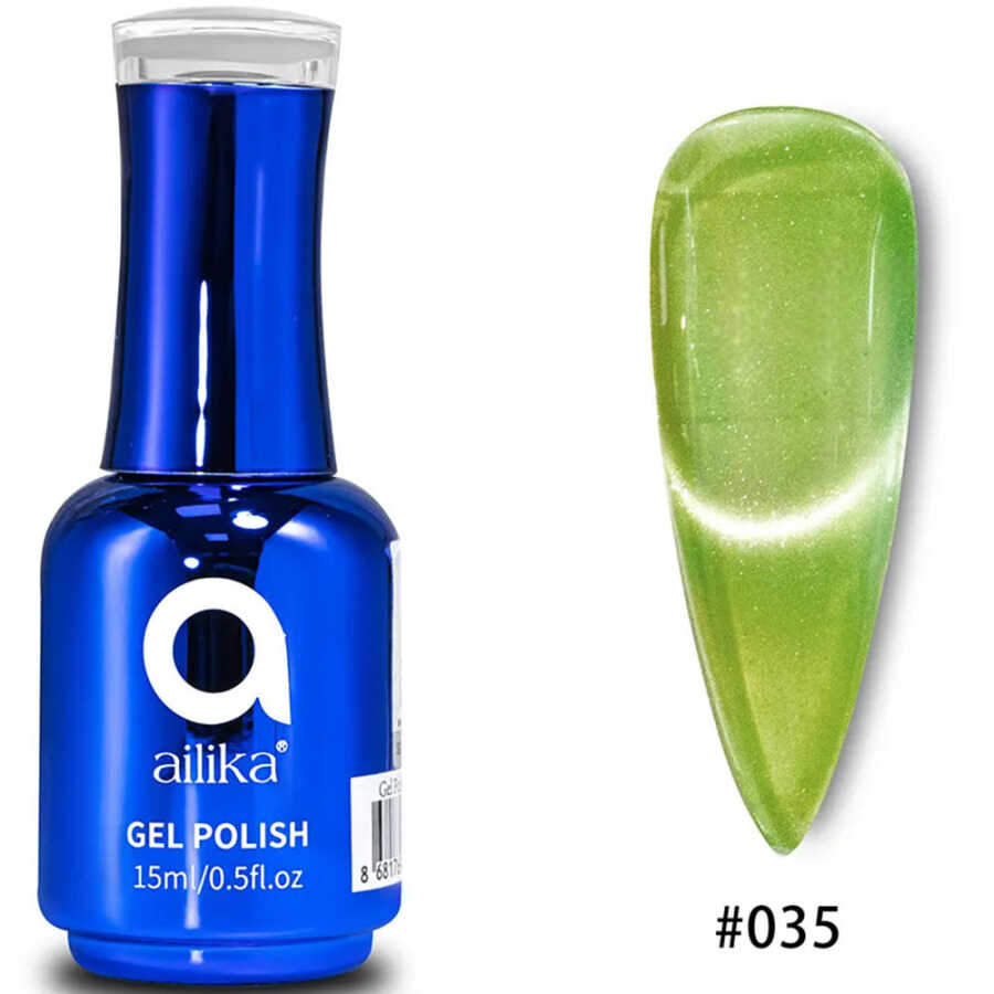 Ailika 035 Cat Eye Gel Polish Shimmer Effect 15 ml