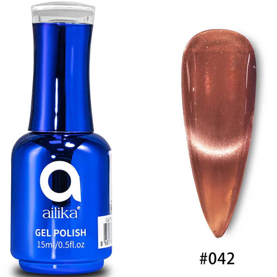 Ailika 042 Cat Eye Gel Polish Shimmering Effect 15 ml