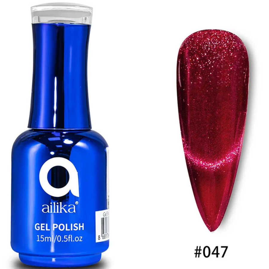 Ailika 047 Cat Eye Gel Polish Shimmering Effect 15 ml