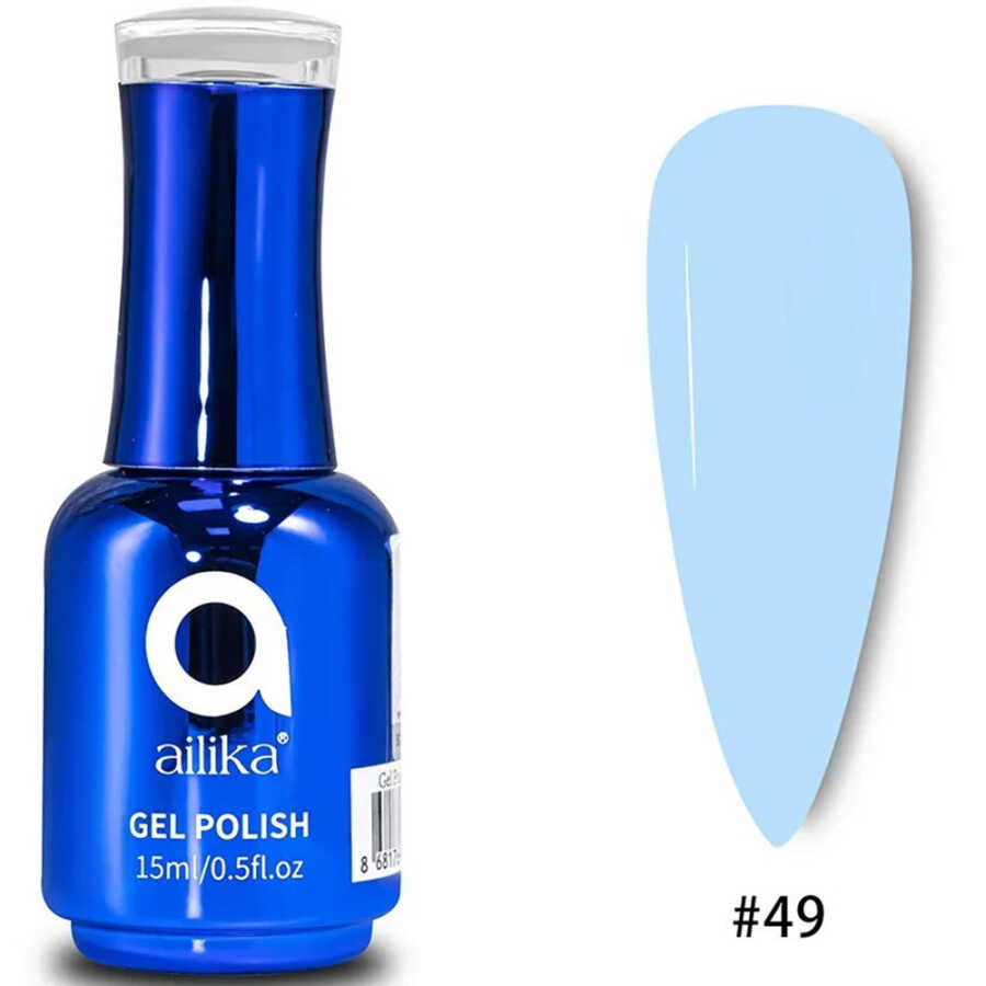 Ailika 049 Gel Nail Polish Deep Sapphire Blue 15 ml
