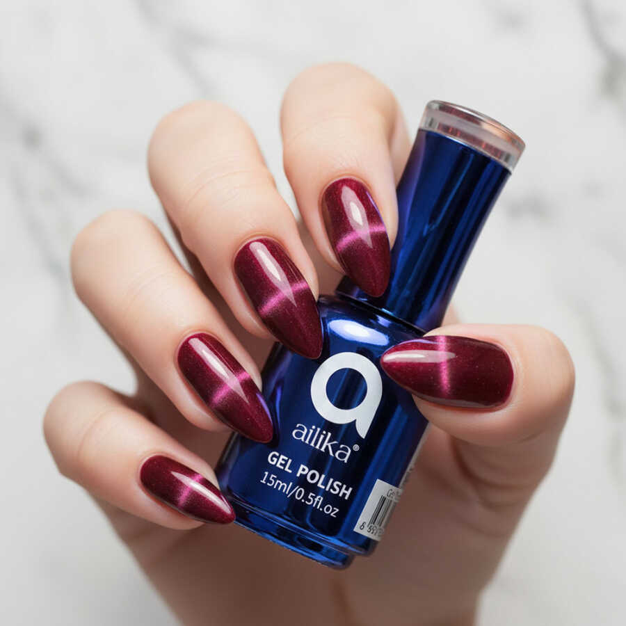Ailika 049 Cat Eye Gel Polish Shimmering Effect 15 ml