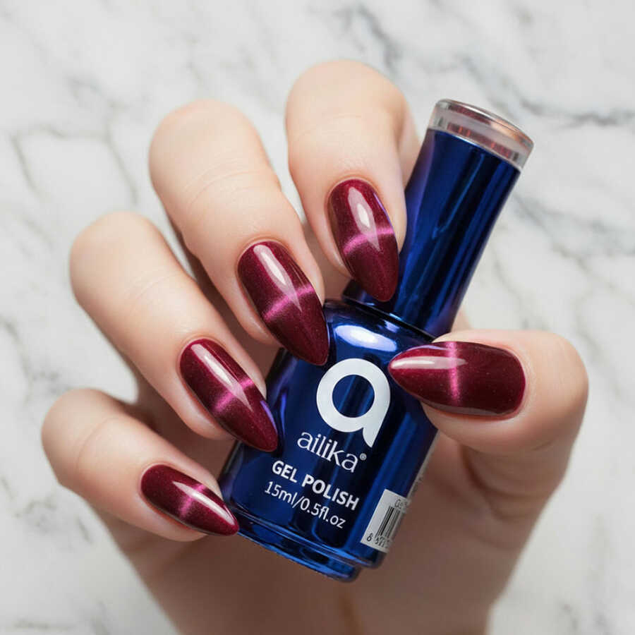 Ailika 051 Cat Eye Gel Polish Shimmer Finish 15 ml