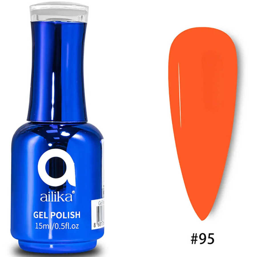 Ailika 095 Gel Nail Polish Deep Sapphire Shimmer 15 ml