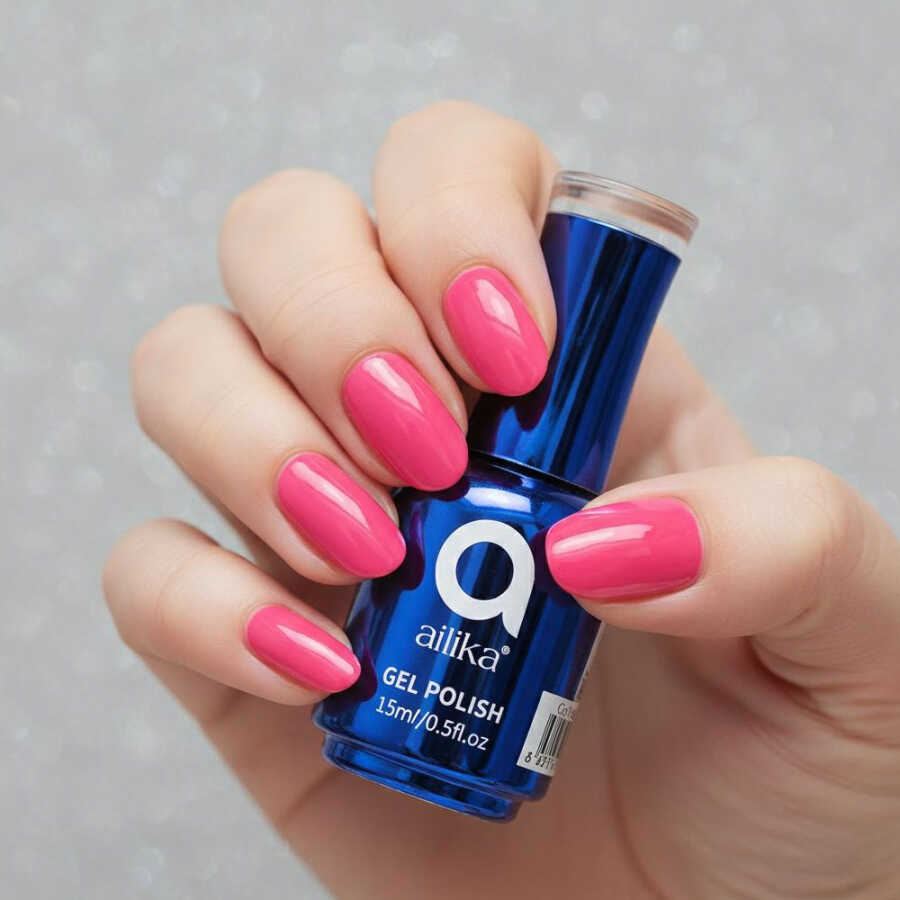 Ailika 096 Gel Nail Polish Deep Sapphire Shine 15 ml