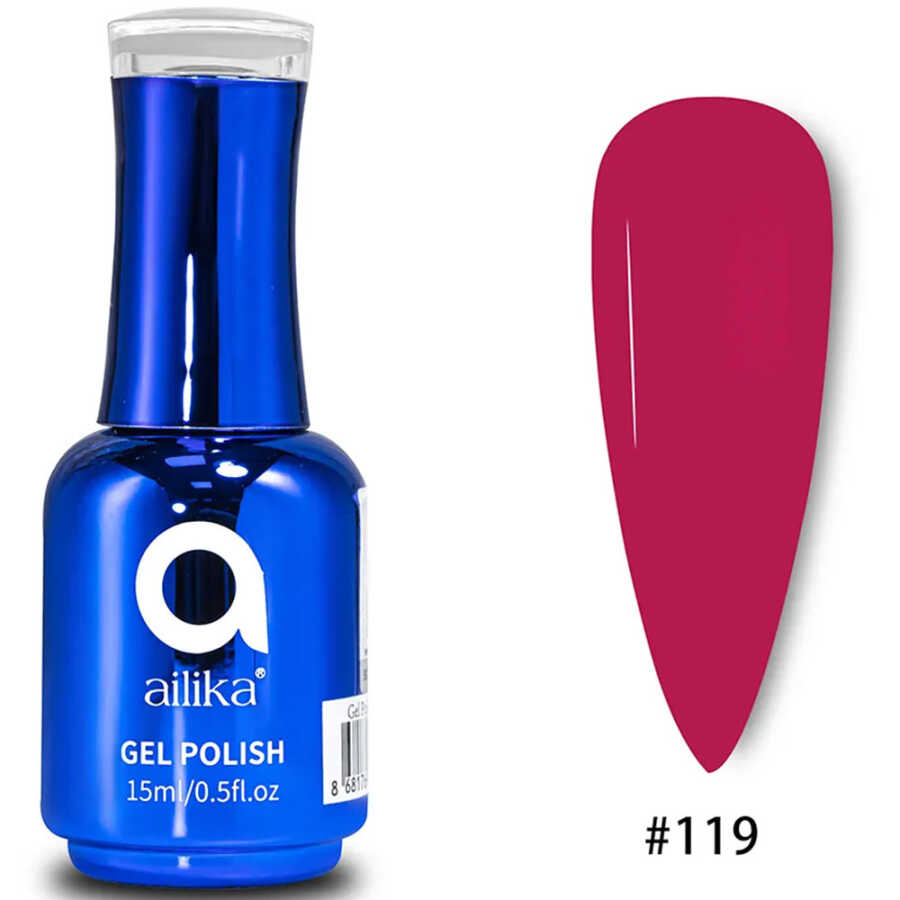 Ailika 119 Gel Nail Polish Deep Sapphire Shine 15 ml