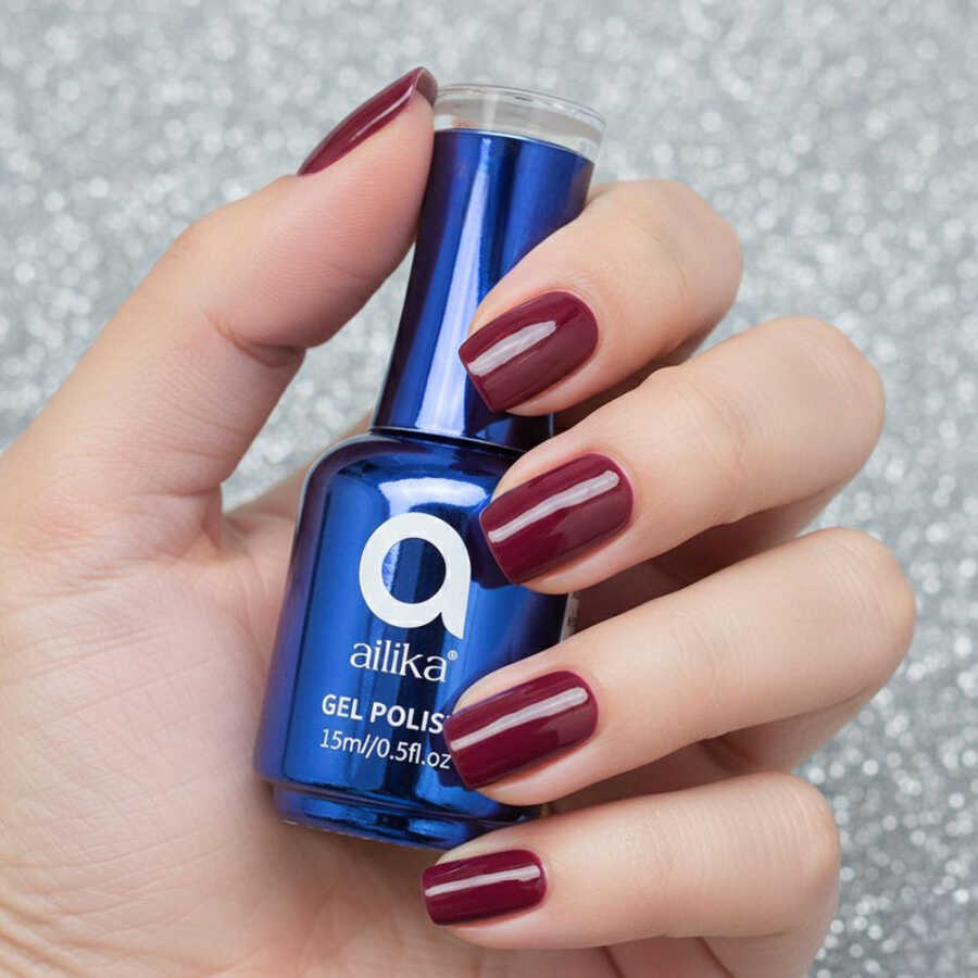 Ailika 122 Gel Nail Polish Deep Sapphire Blue 15 ml