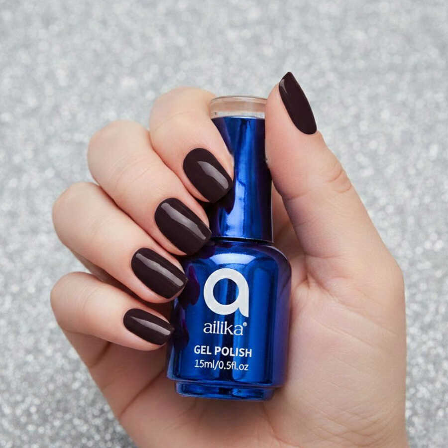 Ailika 123 Gel Nail Polish Deep Sapphire Shine 15 ml