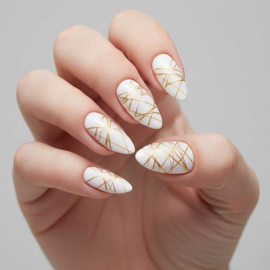 Ailika Spider Gel Gold Elastic Nail Art Gel 5g