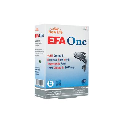 New Life Efa One: High Potency Omega 3 Fish Oil Supplement - 1020mg EPA DHA, Gluten & Lactose-Free, Anchovy & Sardine Oil, Fish Gelatin Capsules New Life Efa One Omega 3: High Potency Fish Oil - Gluten & Lactose-Free Omega 3 supplement, fish oil capsules, high potency omega 3, EPA DHA supplement, gluten-free omega 3, lactose-free omega 3, anchovy sardine oil, fish gelatin capsules, omega 3 fatty acids, New Life Efa One, Omega-3, Fish Oil, EPA, DHA, Gluten-Free, Lactose-Free, Dietary Supplement, Health Suppl