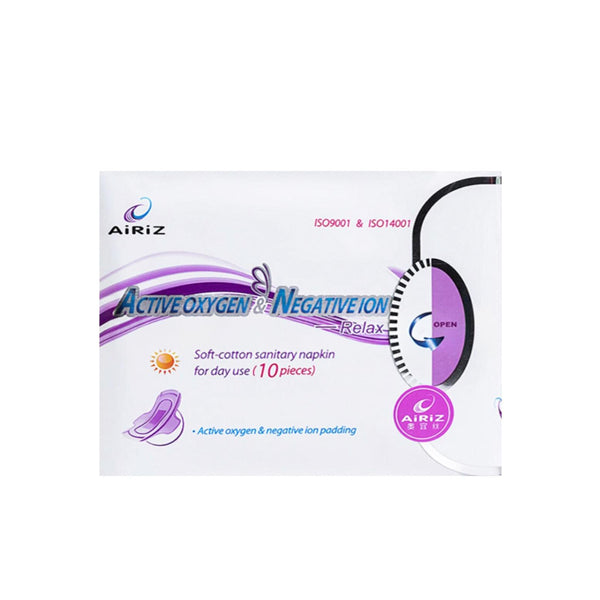 Airiz Active Oxygen & Negative Ion Day Pads for Comfort 10 Count