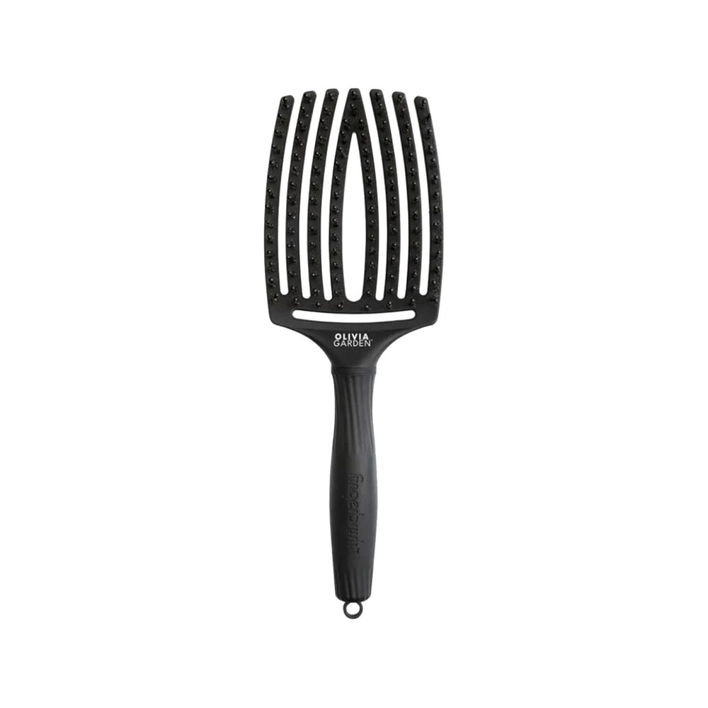 Olivia Garden Fingerbrush Care Iconic Boar & Nylon Brush L