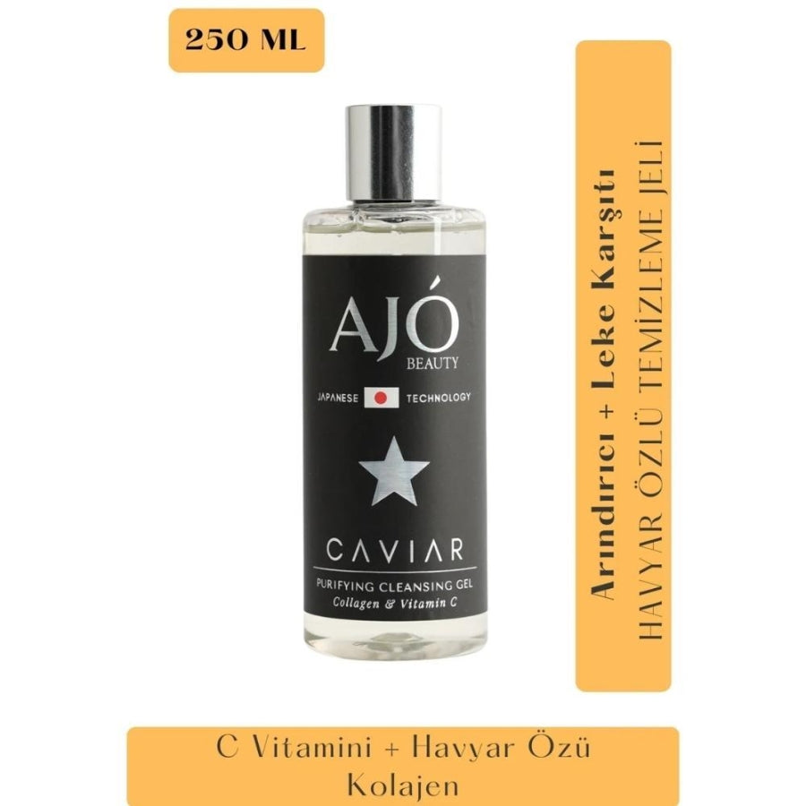 Ajo Beauty Caviar Extract Cleansing Gel for Radiant Skin 250ml
