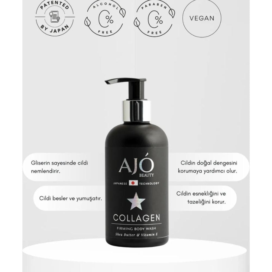 Ajo Beauty Collagen Shower Gel Revitalizing Body Wash 250ml
