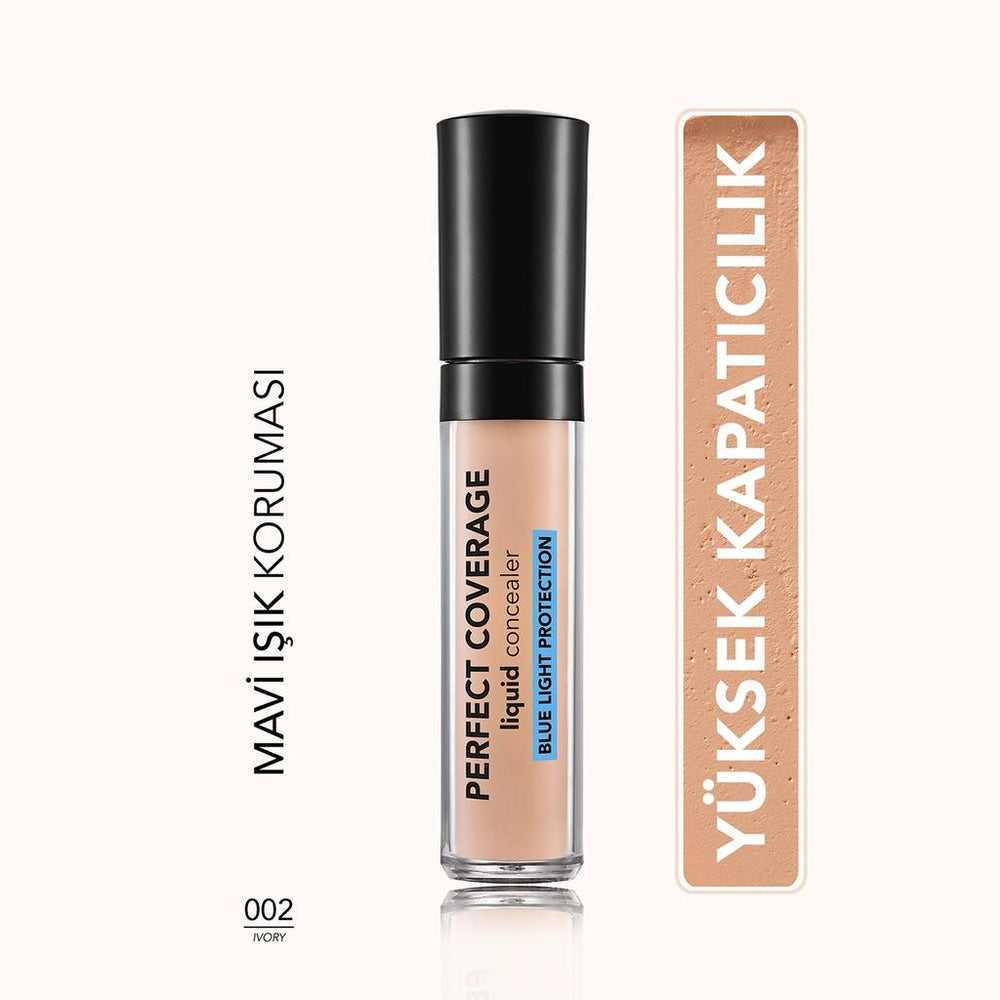 Flormar Perfect Coverage Mavi Işık Korumalı Yarı Mat Kapatıcı 002 I...