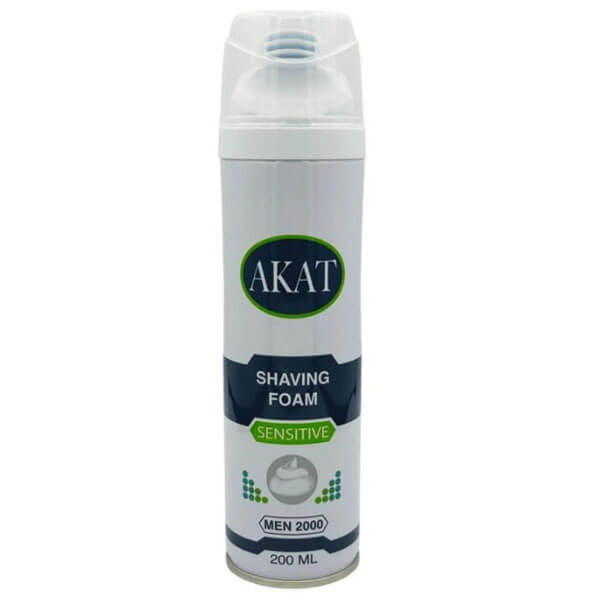 Akat Men Sensitive Shaving Foam for Smooth Shaves 200 ml