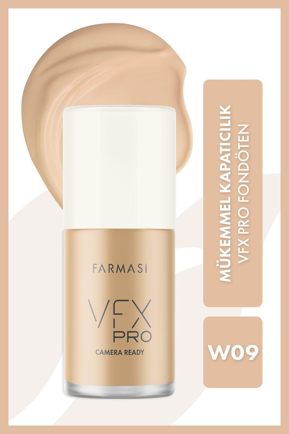 Farmasi Vfx Pro Camera Ready Fondöten W09 30 Ml
