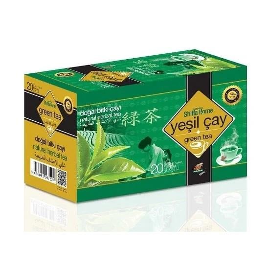 Shiffa Home Green Tea Refreshing Herbal Blend 20 Bags