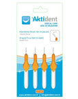 Aktident Orid Interdental Brush 2.0 mm Orange 4-Pack