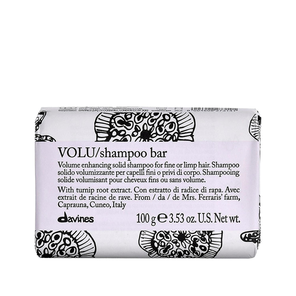 Davines Volu Volume Enhancing Shampoo Bar for Fine Hair 100g