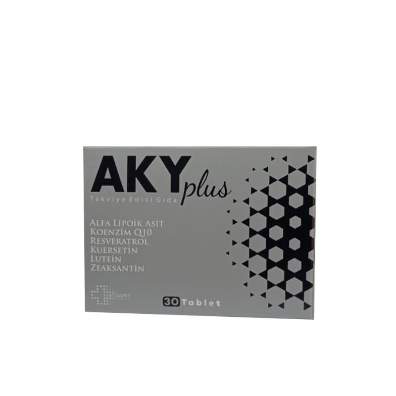 Aky Pharma AKY Plus 30 Tablet with CoQ10 & Resveratrol