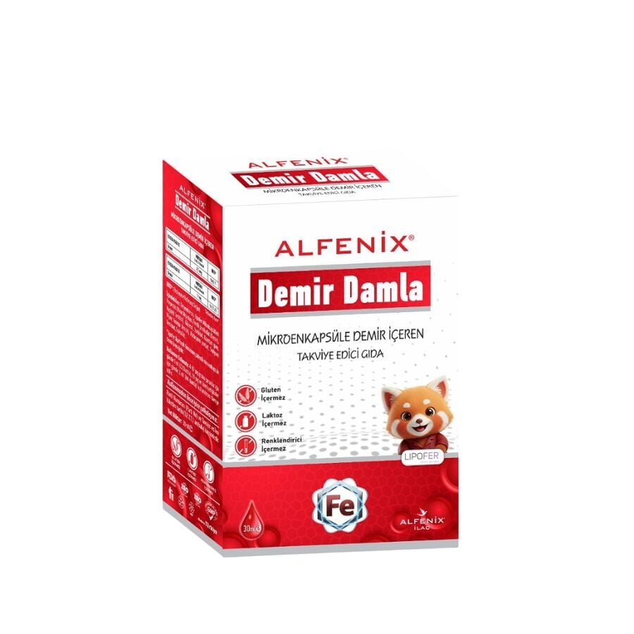 Alfenix Iron Drops Microencapsulated Liquid Supplement 30 ml