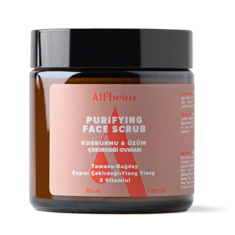 Alfheim Purifying Face Scrub with Rosehip and Grape Seed 100 ml