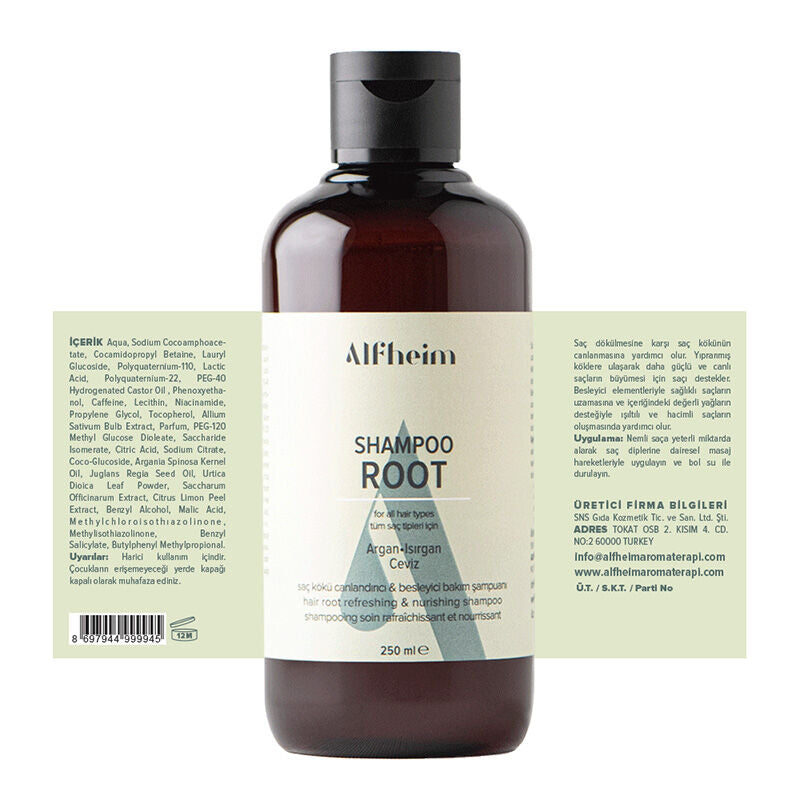 Alfheim Root Anti-Hair Loss Shampoo with Argan & Nettle 250 ml