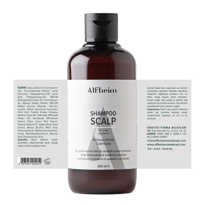 Alfheim Scalp Care Shampoo with Babassu Oil 250 ml