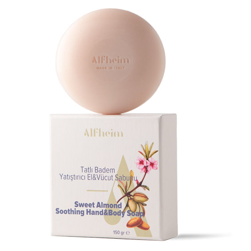Alfheim Sweet Almond Soothing Hand & Body Soap 150g