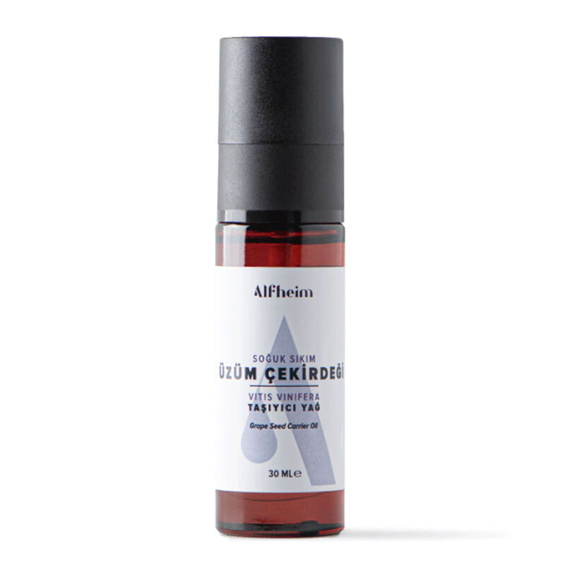 Alfheim Cold-Pressed Grape Seed Carrier Oil, 30 ml Bottle