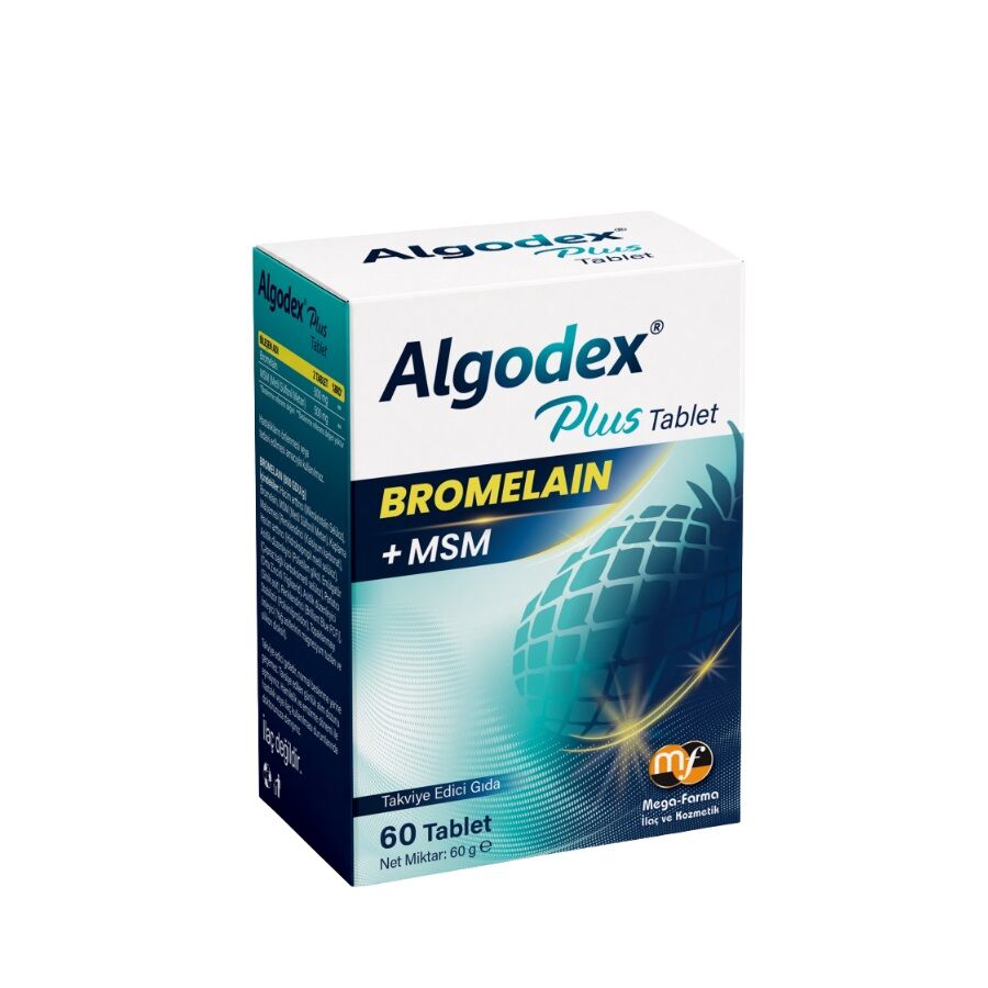 Mega Farma Algodex Plus Dietary Supplement 60 Tablets
