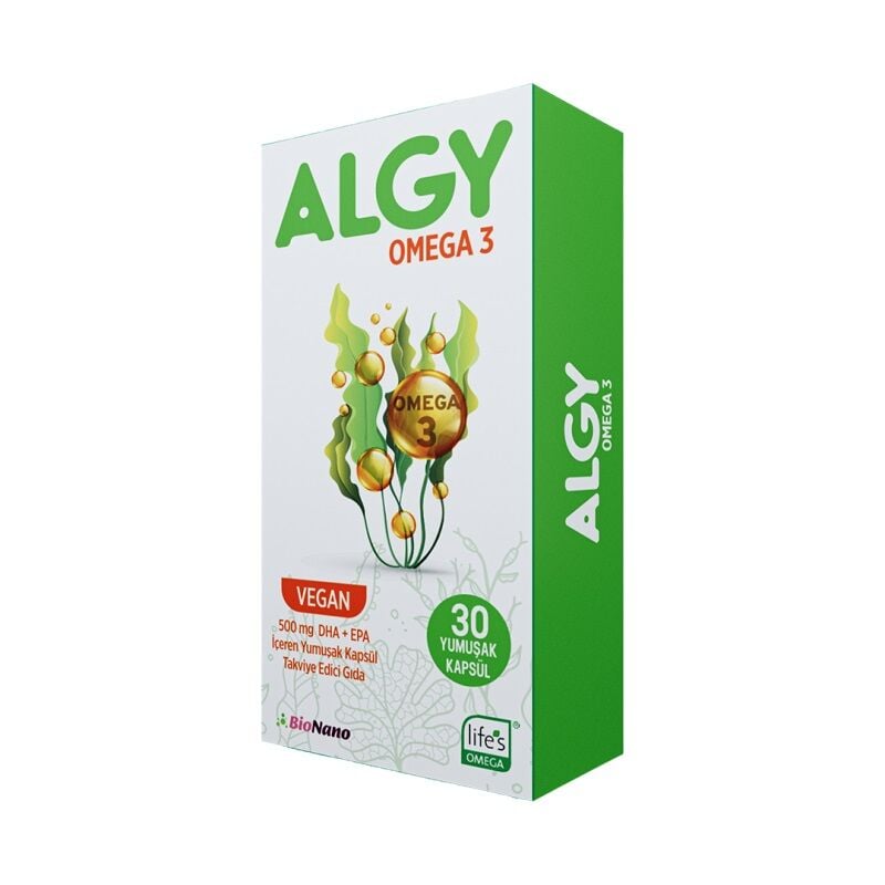 Taymed ALGY Omega 3 Vegan 500mg DHA & EPA 30 Softgels