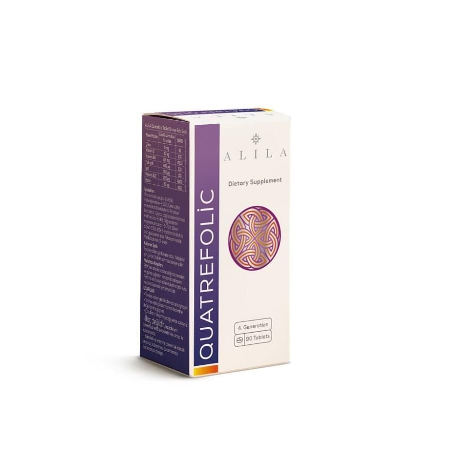 Alila Quatrefolic Folate Supplement for Daily Wellness 90 Softgels